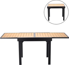 CH Záhradný hliníkový rozkladací stôl Alex 90/180