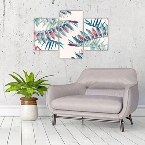 Obraz - Tropické listy (90x60 cm)