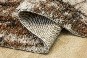 Koberec SHAGGY PUFFY Y615B antracitový / medený