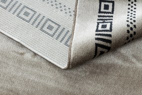 Koberec AMOUR 53098A béžovo/ čierny- grécky