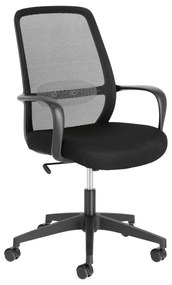 Čierna kancelárska stolička Melva – Kave Home