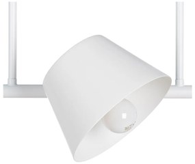 Biele stropné svietidlo 38x62,5 cm Simplico – Ixia