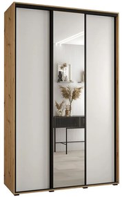 Skriňa 45 Canaris 3 160 artisan/biela/čierna