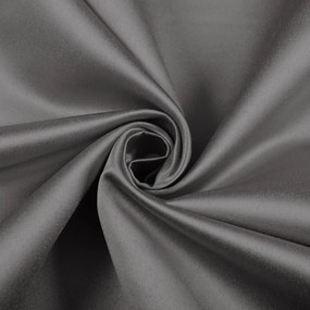 Biante Saténový oválny obrus polyesterový Satén LUX-004 Sivohnedý 120x140 cm
