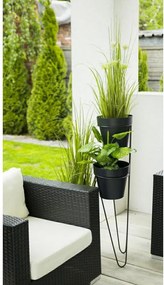 STOJAN NA KVETINÁČ TRIPOD 95X45X24 CM ČIERNA