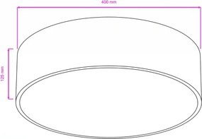 Brilagi - Kúpeľňové stropné svietidlo POOL 3xE27/15W/230V pr. 40 cm IP54 čierna