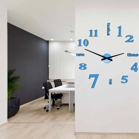 Moderné nalepovacie nástenné hodiny DIY | SENTOP 12P015 BEZ PENA BEZ PLECHU
