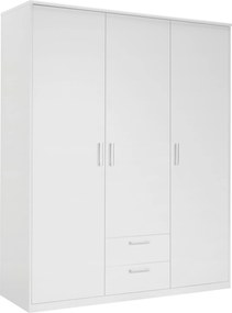XXXLutz SKRIŇA S OTOČNÝMI DVERAMI, biela, 157/194/54 cm Xora - Skrine - 000017003037