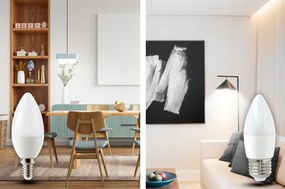 SADA 10x LED žiarovka E14 7W 600lm - neutrálna biela