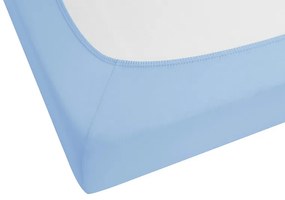 Biberna Napínacia plachta (ľadová modrá, 180 – 200 x 200 cm)  (100226989)