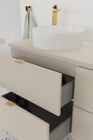 Závěsná skříňka pod umyvadlo Dalia Cashmere 60 cm kašmír