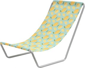 Skladacie plážové lehátko SAND LEMON, farebné