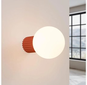 Sollux SL.1727 - Kúpeľňové nástenné svietidlo HALO 1xG9/8W/230V IP44 oranžová