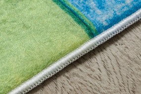 Dywany Łuszczów, Detský kusový koberec Bambino 2265 Rocket Space blue, 160x220, modrá, detská izba