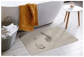 Béžová kúpeľňová predložka z kremeliny 35x45 cm Diatonella – douceur d'intérieur