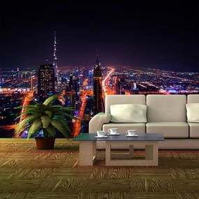 Sablio Tapeta Rozsvietené mesto - 208x125 cm