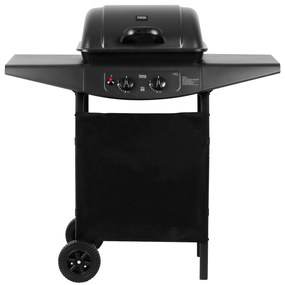 Teesa TSA0080 Plynový gril 2000, 2 horáky, 5 kW, čierny
