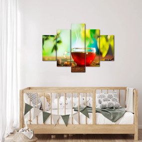 Obraz - Zátišie s čajom (150x105 cm)