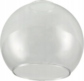 BERGE LED závesné nastaviteľné stropné svietidlo 3xE27 - priehľadná guľa