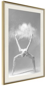 Artgeist Plagát - Amazing Pose [Poster] Veľkosť: 20x30, Verzia: Zlatý rám