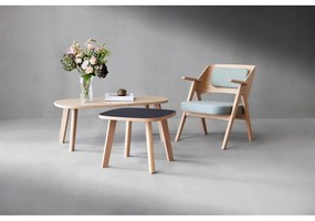 Tmavosivé dubové kreslo Findahl by Hammel