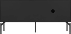 Čierny TV stolík 116x55x42 cm Met Mini – noo.ma