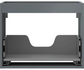 Mexen Box-A, závesná skrinka 60 cm, 1 zásuvka, grafitová matná, 91AX0-0600-470-1-66