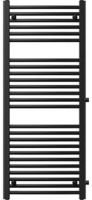 Mexen Ares, vykurovacie teleso 1200 x 500 mm, 531 W, bočné pravé a spodné pripojenie, čierna, W102-1200-500-00-70-S