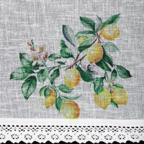 EUROFIRANY KRÁTKA ZÁCLONA NA PÁSKE KSENIA 150X30 CM VIACFAREBNÁ