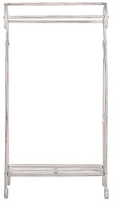 Stojan na uteráky 49 x 91 cm biely LINARES Beliani
