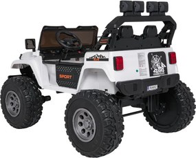 Elektrické autíčko Extreme Sport 4x4 biele