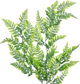 Zelená umelá previsnutá rastlina papradie - 75 cm
