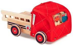 Lilliputiens – drevené hasičské vozidlo a nosorožec Marius