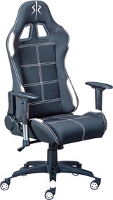 XXXLutz HERNÁ STOLIČKA, sieť, čierna, biela MID.YOU - Online Only kancelárie - 000528040903