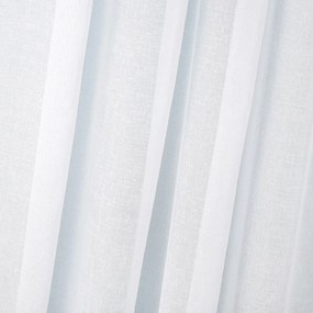 Záclona - biely režný vzor s olovkom ZAC-030 výška 300 cm Šitie na mieru