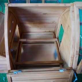 Drevený kurník KENNIVA SUE 2080 x 820 x 1030 mm