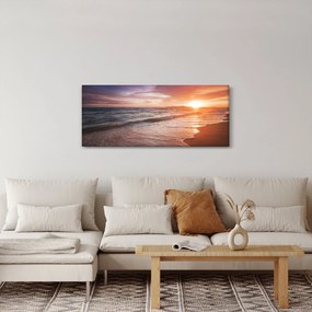 Obraz - Západ slnka v Thajsku (120x50 cm)