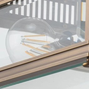 Elstead HOLBORN-F-DB - Vonkajšie stropné svietidlo HOLBORN 2xE27/60W/230V IP44