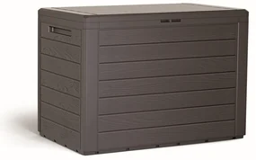 Záhradný box, 190 l, tmavo hnedá