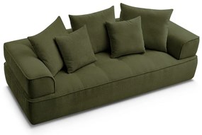 Zelená ženilková pohovka 237 cm Whesley – Bobochic Paris