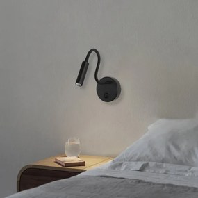 Brilagi - LED Flexibilná nástenná lampa MAYA LED/3W/230V 4000K čierna