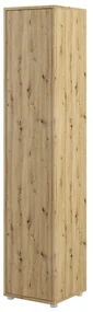 Policová skriňa 1D Bed-Concept BC-21, Farby: dub artisan