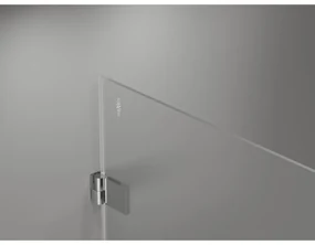 Mexen Lunar-B, pravostranný výklopný sprchový kút 80 x 70 cm, 8mm číre sklo, chrómový profil, 832-080-070-01-00-P
