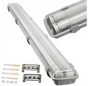 BERGE LED hermetické svietidlo IP65 - 120 cm pre dielňu