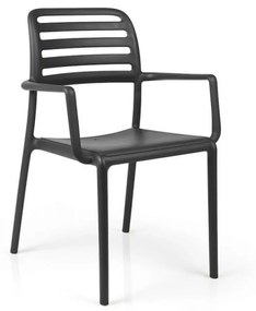 COSTA ARMCHAIR záhradná stolička s podrúčkami celeste
