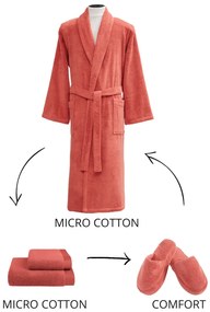 Soft Cotton Pánsky a dámsky župan MICRO COTTON Biela S