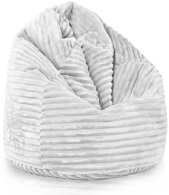 Sedací vak SAKO biely stripe