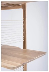 Knižnica z masívneho dubového dreva Gazzda Muse, výška 216 cm