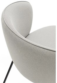 Svetlosivé čalúnené jedálenské kreslá v súprave 2 ks Add – Teulat