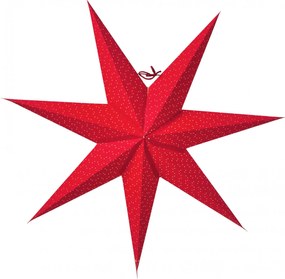 Watt & Veke Závesná svietiaca hviezda Aino Red 60 cm